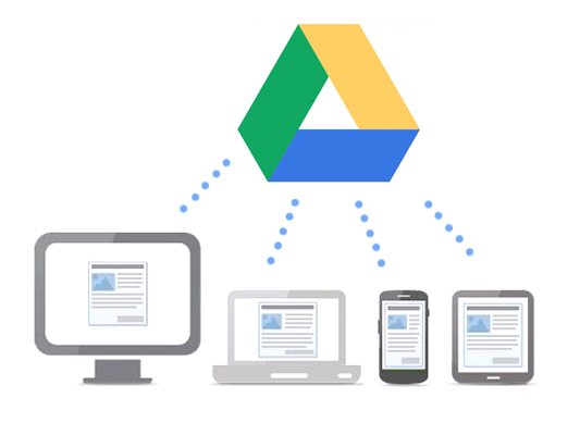 Compartilhamento e armazenamento com Google Drive