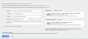 AdWords - Novo Anuncio