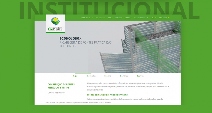 Site Institucional - Ecopontes