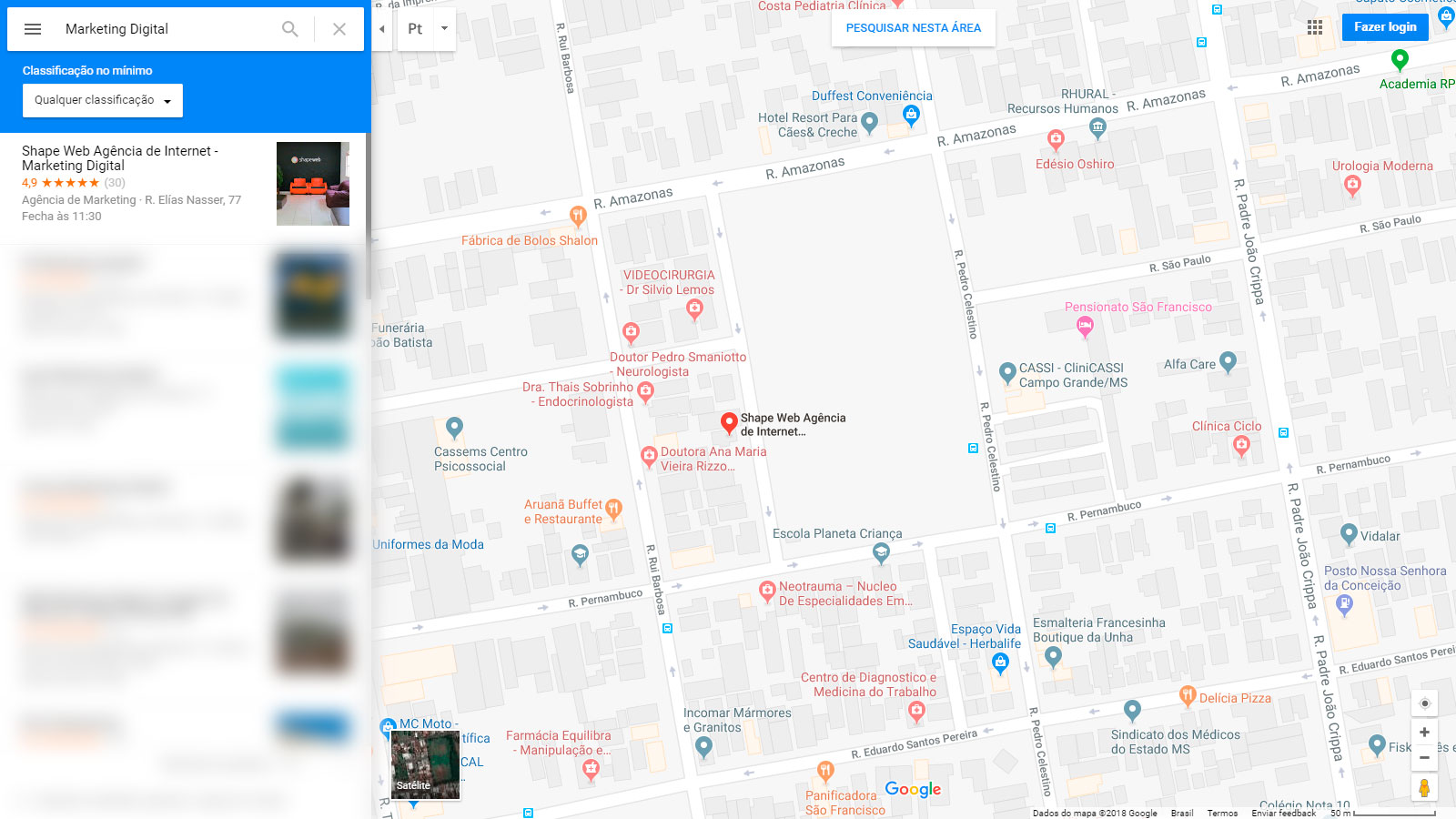 SEO Local - Busca no Google Maps