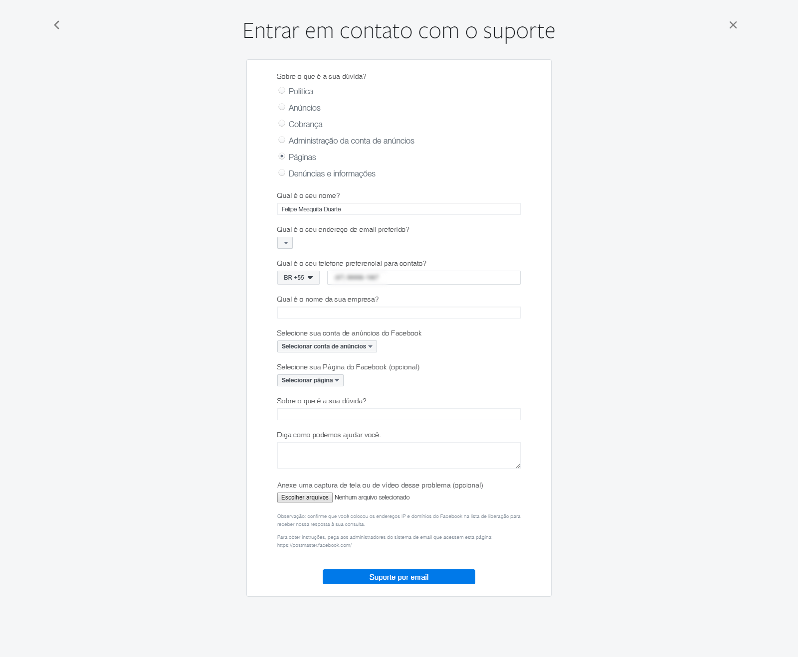 Perdi o acesso da minha página no Facebook, o que eu faço? : Shape