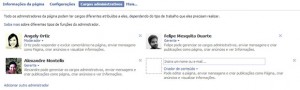 Adicionar administrador no facebook