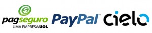 Meios de Pagamentos - Pagseguro, Paypal e Cielo