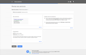 Revisão do Orçamento - AdWords Express