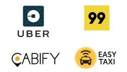 Uber, 99POP, Easy Taxy e Cabify