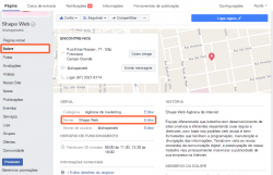 configurações para alterar nome da minha página no Facebook