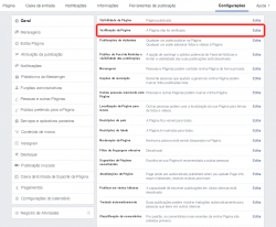 solicitar selo de autenticidade do Facebook