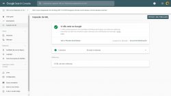 Página reindexada no Google com sucesso